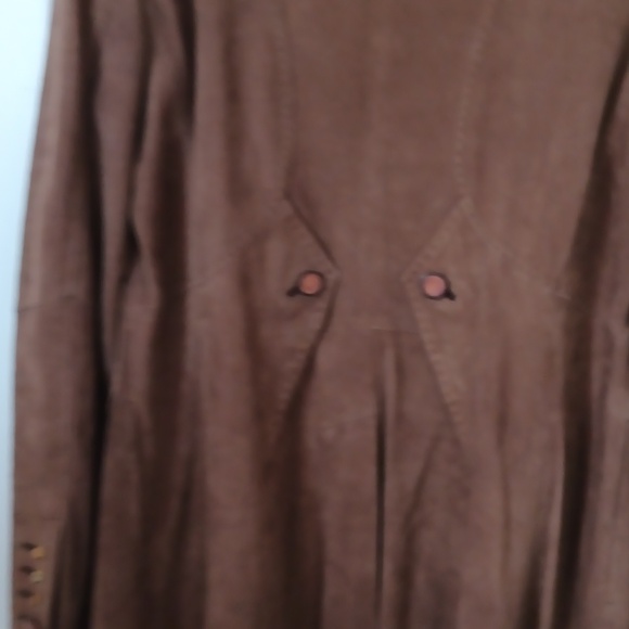 Lambskin Suede Midi Coat By HABSBURG 6 - Picture 10 of 11